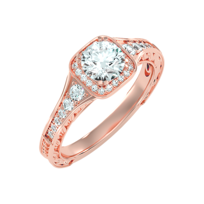 Belle Halo Ring