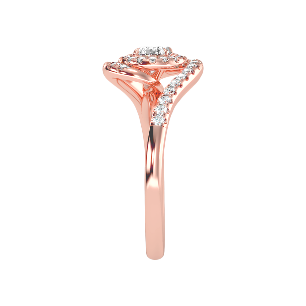 Pleasing Halo Ring