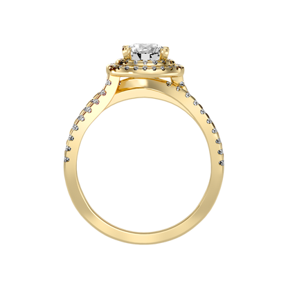 Influential Halo Diamond Ring