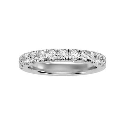 Effervescent Half Eternity Wedding Band