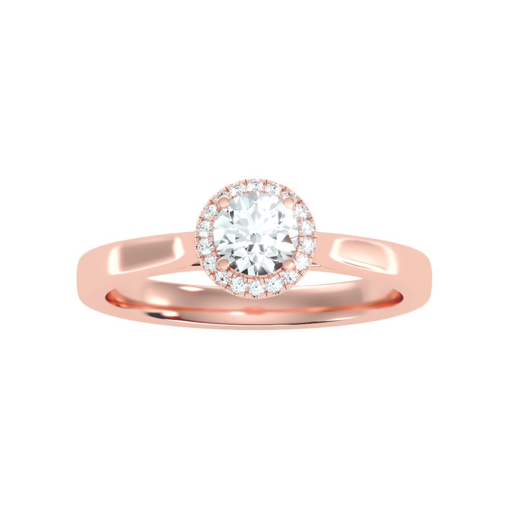 Affable Halo Ring