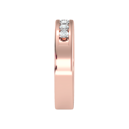 Graceful Broad Band Ring