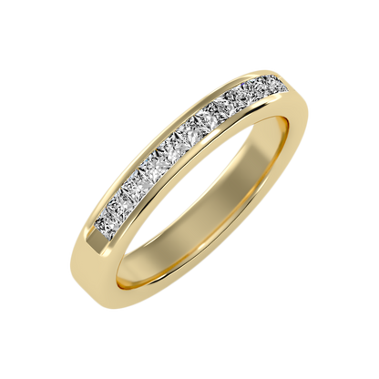 Qwen Half Eternity Band-Color_Yellow-Gold
