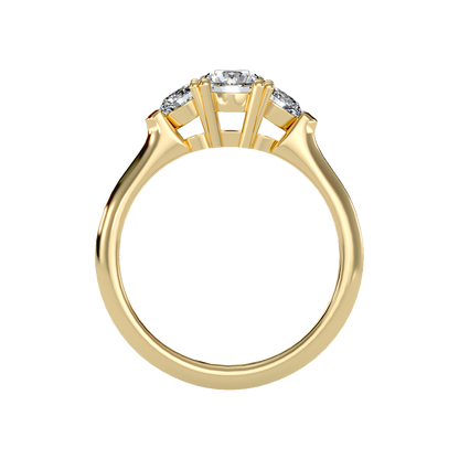Efflorescence Solitaire Ring
