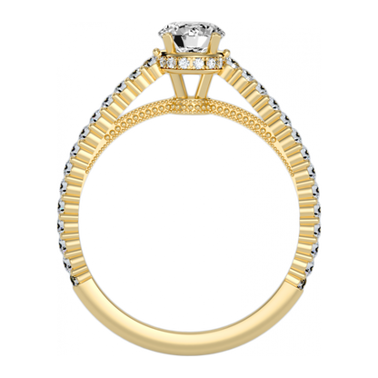 The Gracious Solitaire Ring-Color_Yellow-Gold
