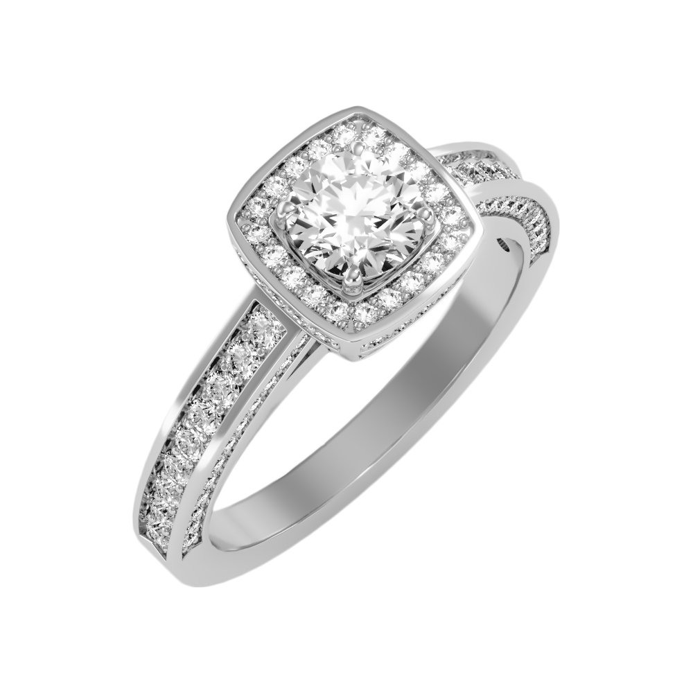 Outlandish Halo Ring