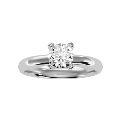 Ripple Solitaire Ring