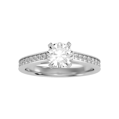 Tinsel Solitaire Ring