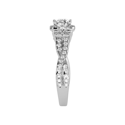 The Divine Three Stone Ring