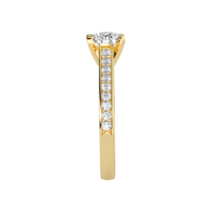 Tinsel Solitaire Ring