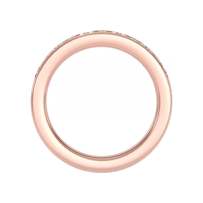 Light Hearted Half Eternity Ring-Color_Rose-Gold