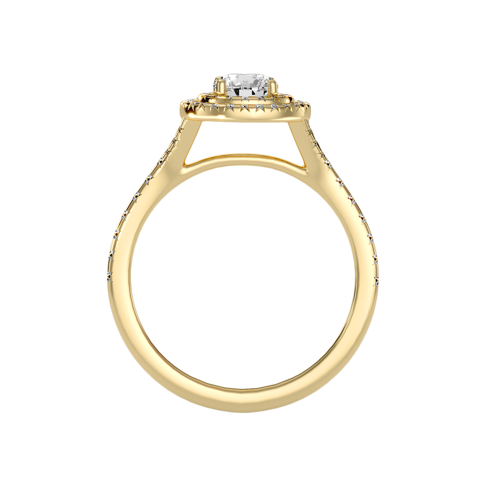 Celebrated Halo Ring