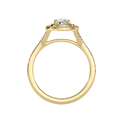Celebrated Halo Ring