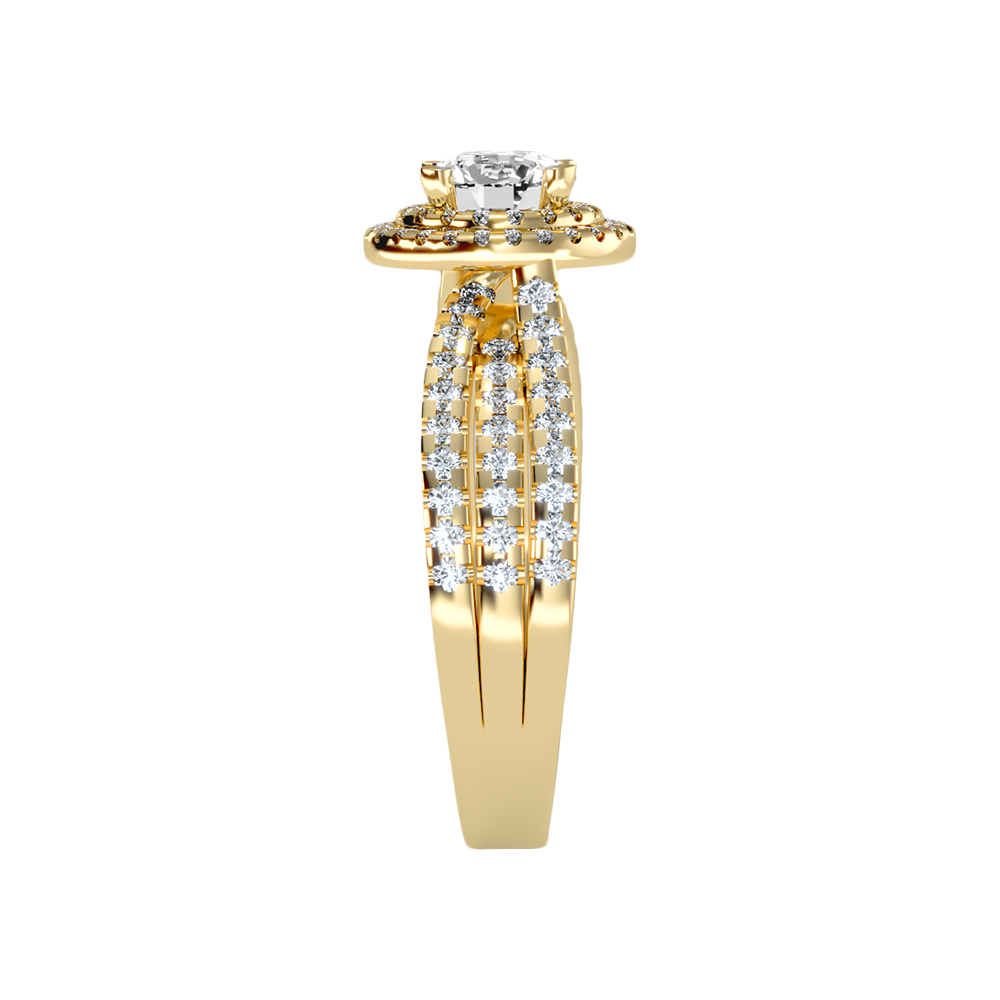 Influential Halo Diamond Ring