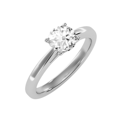 Offing Solitaire Ring-Color_White-Gold