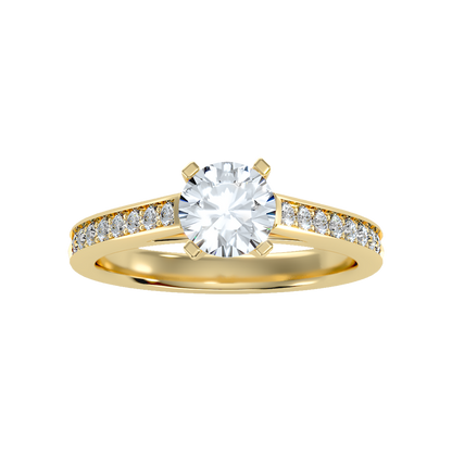 Tinsel Solitaire Ring-Color_Yellow-Gold