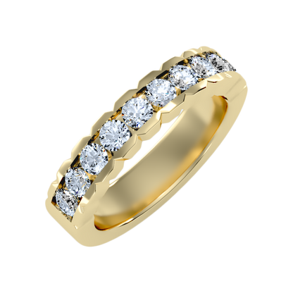 Strand Half Eternity Band-Color_Yellow-Gold