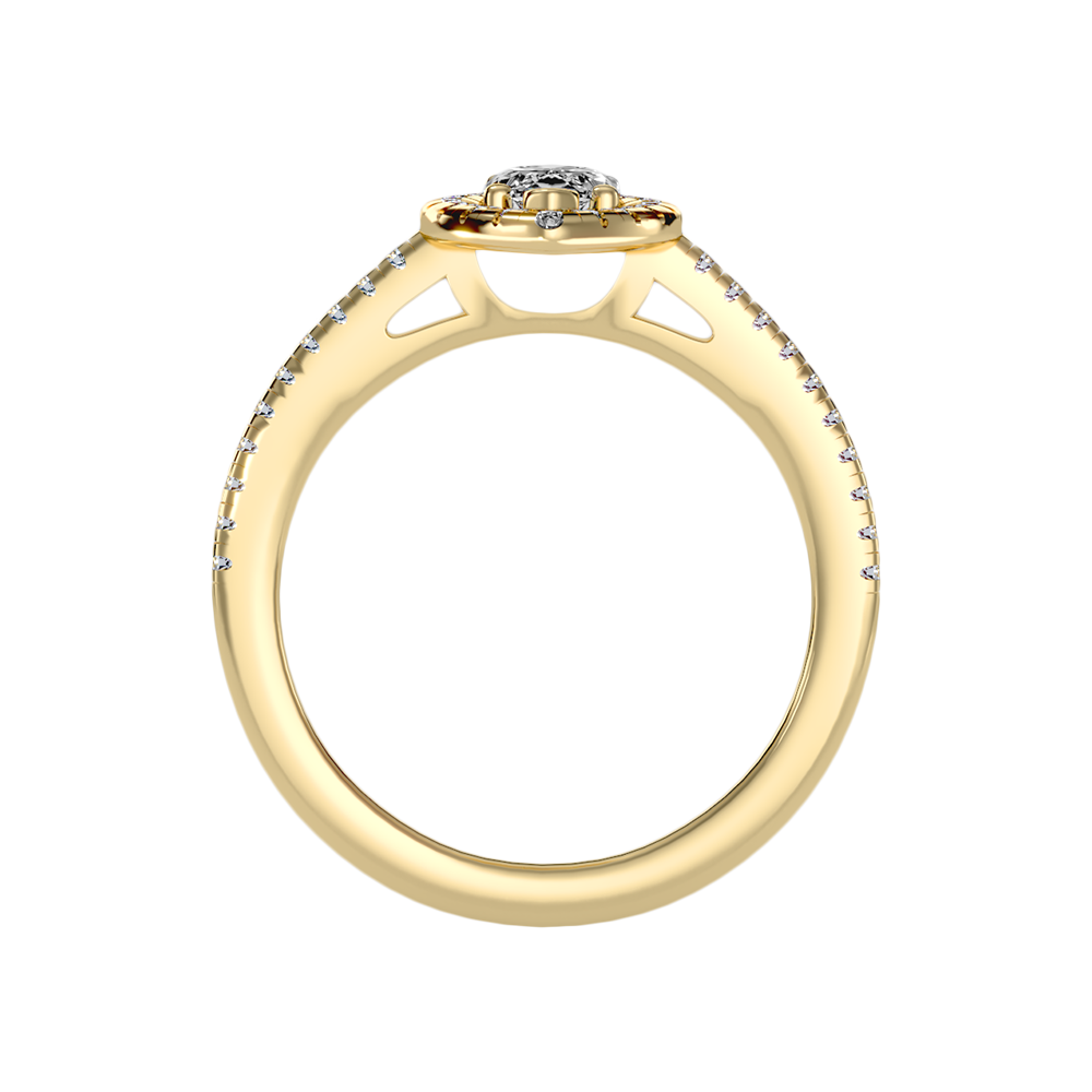 Marquise Shaped Diamond Ring