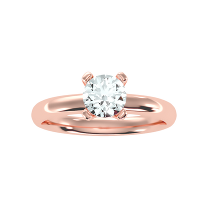 Ripple Solitaire Ring