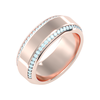 Precision Men's Broad Band Ring-Color_Rose-Gold