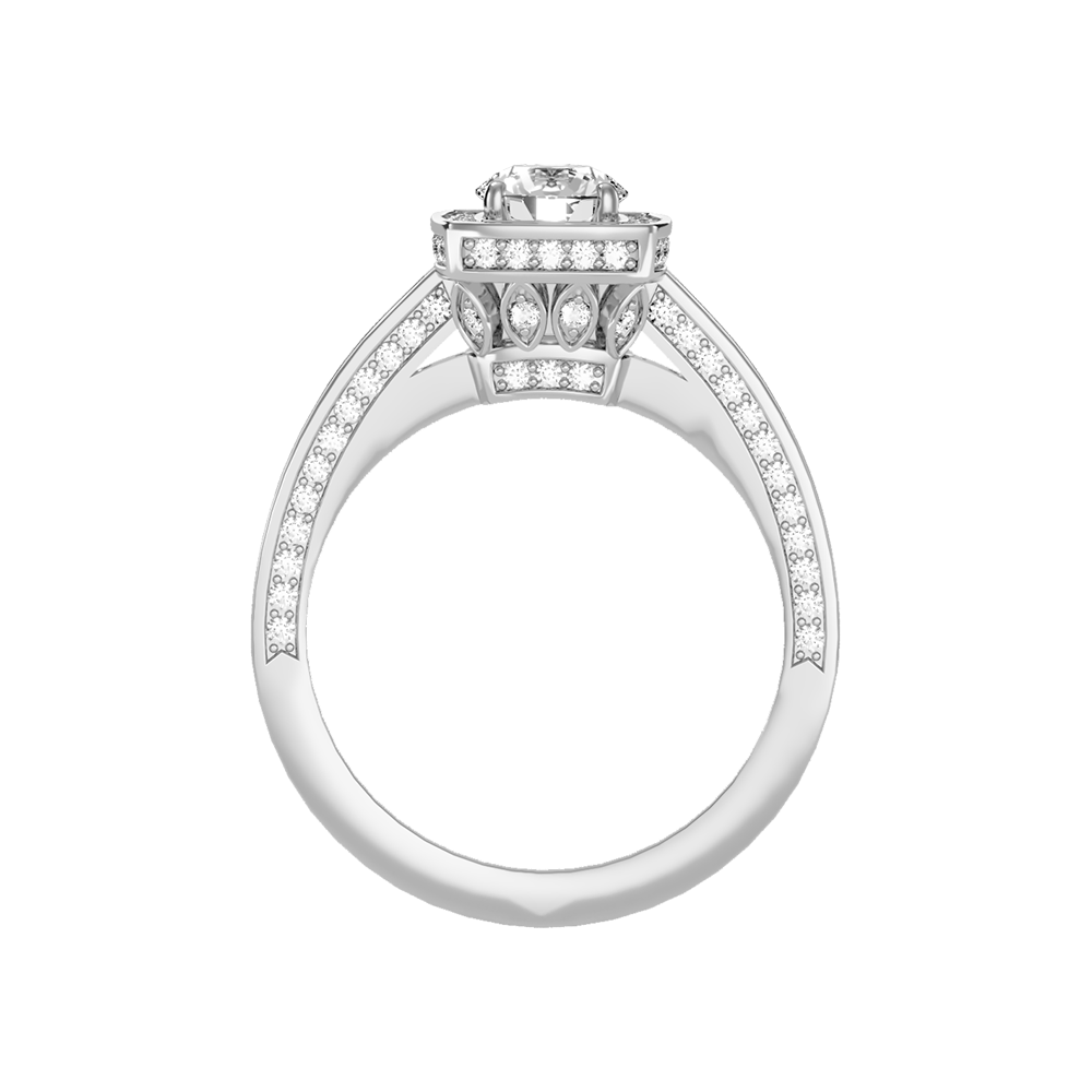 Outlandish Halo Ring