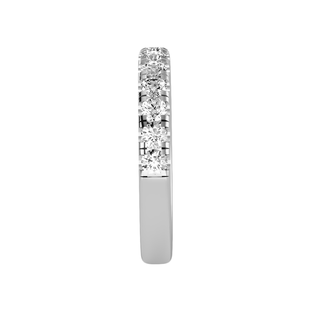 Effervescent Half Eternity Wedding Band
