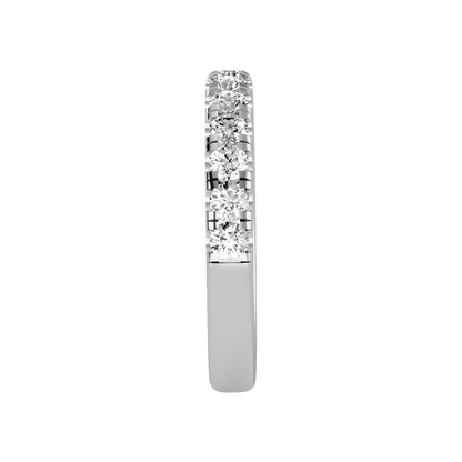 Effervescent Half Eternity Wedding Band