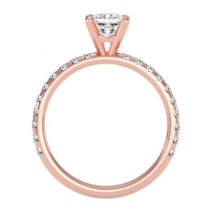 The Astonishing Solitaire Ring -Color_Rose-Gold