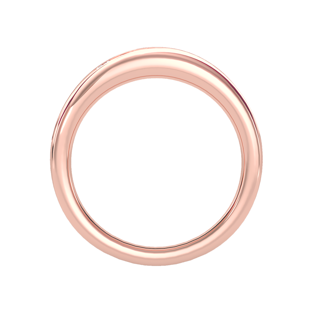 Tinged Men's Broad Band Ring