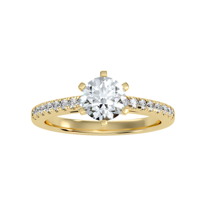 Light Solitaire Ring