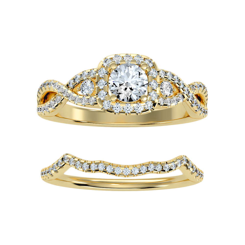 Seqqen Bridal Ring Set