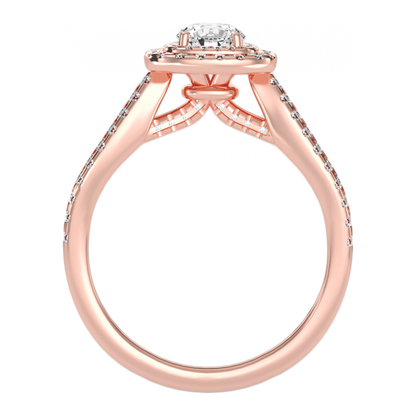 The Innovadora Halo Ring-Color_Rose-Gold