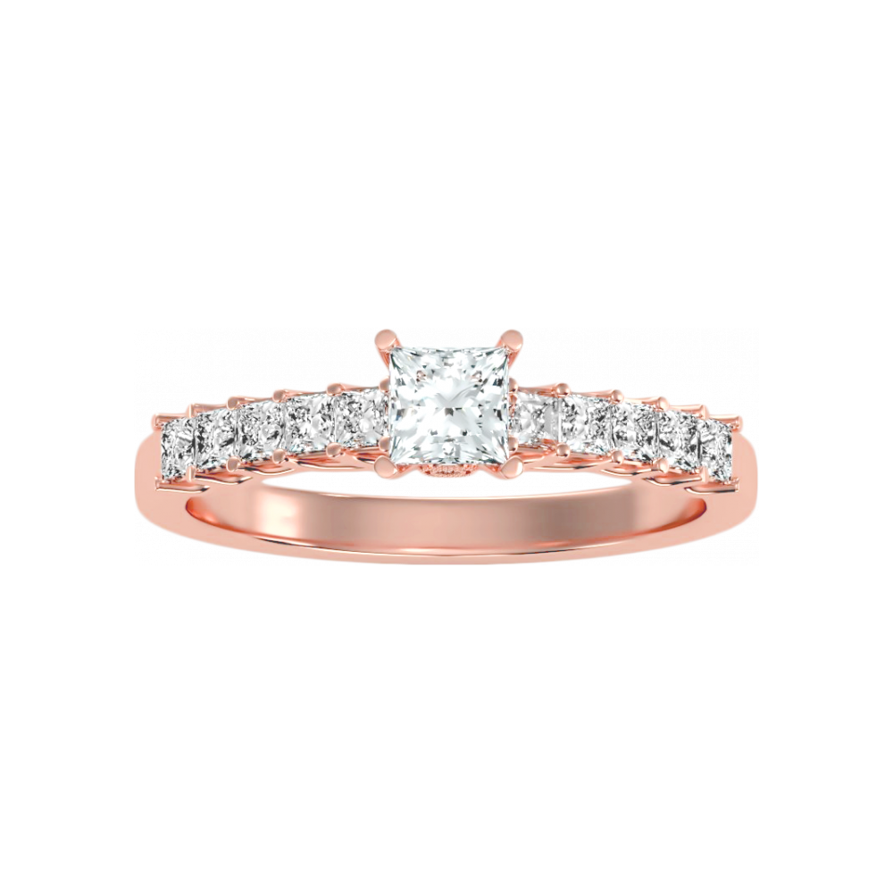 Dynamic Solitaire Ring