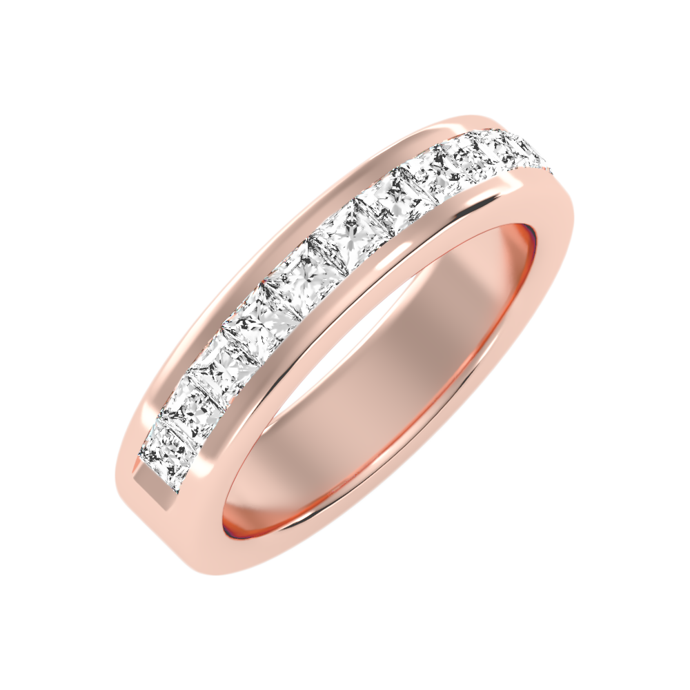 Laesh Half Eternity Band-Color_Rose-Gold