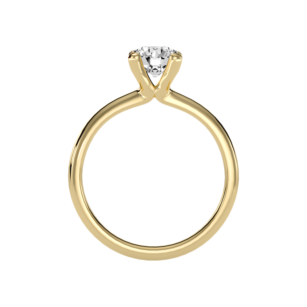 Ripple Solitaire Ring
