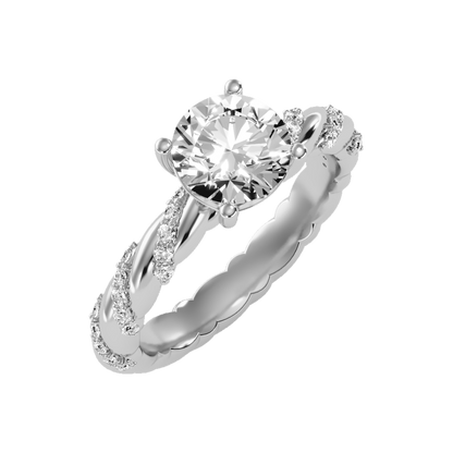 Charmed Diamond Ring-Color_White-Gold