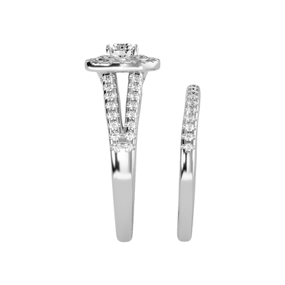 Glistening Bridal Ring Set