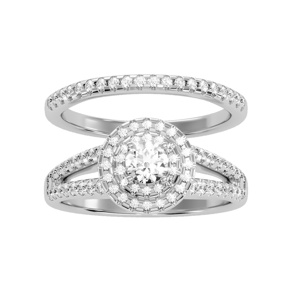 Glistening Bridal Ring Set