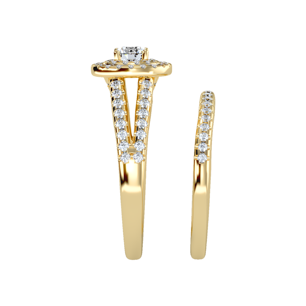 Glistening Bridal Ring Set