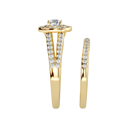 Glistening Bridal Ring Set