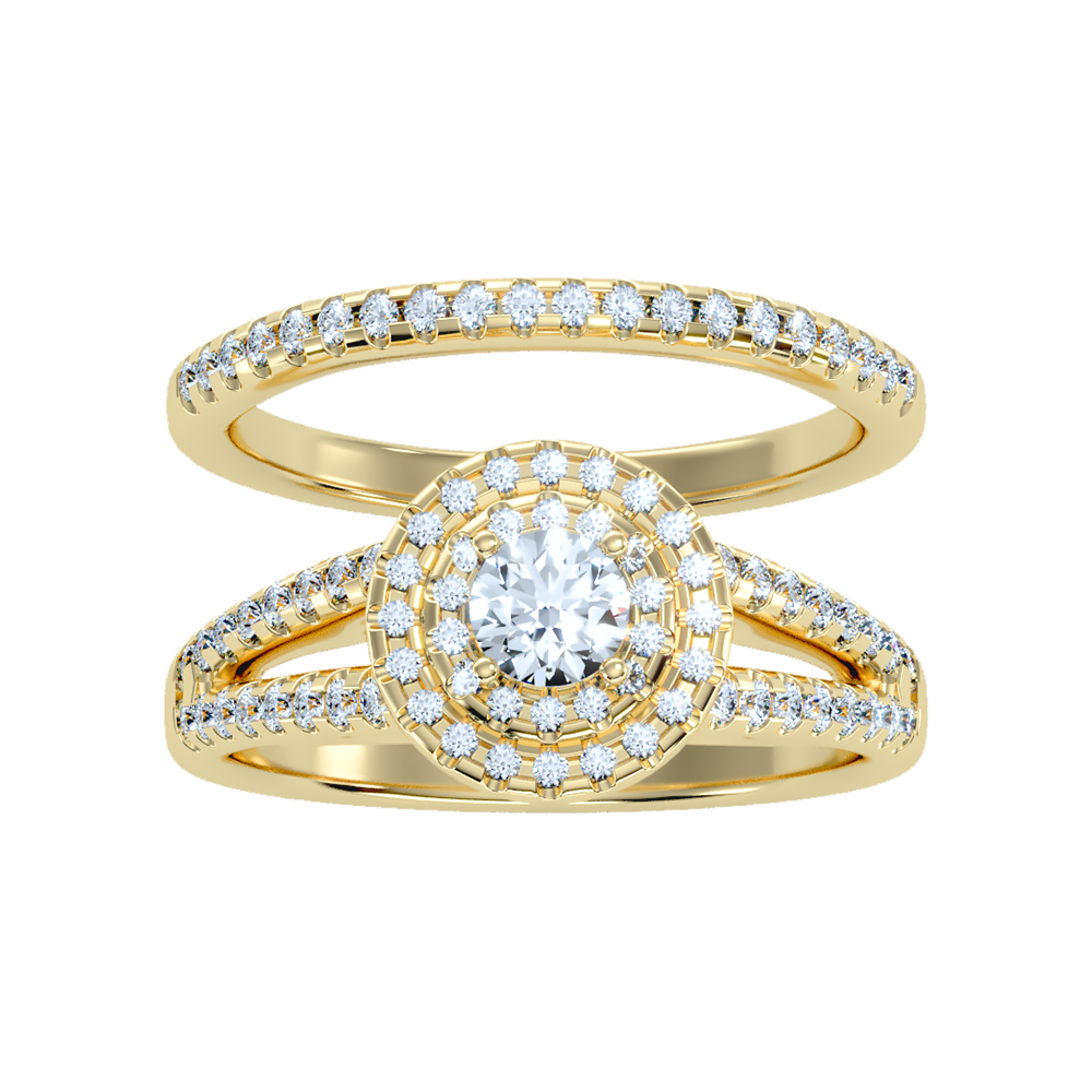Glistening Bridal Ring Set