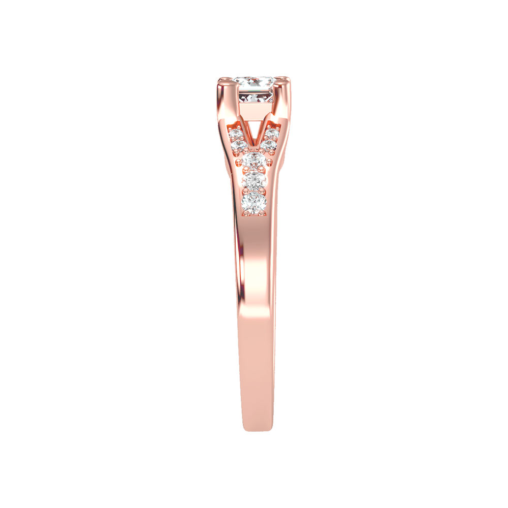 Queen Solitaire Ring