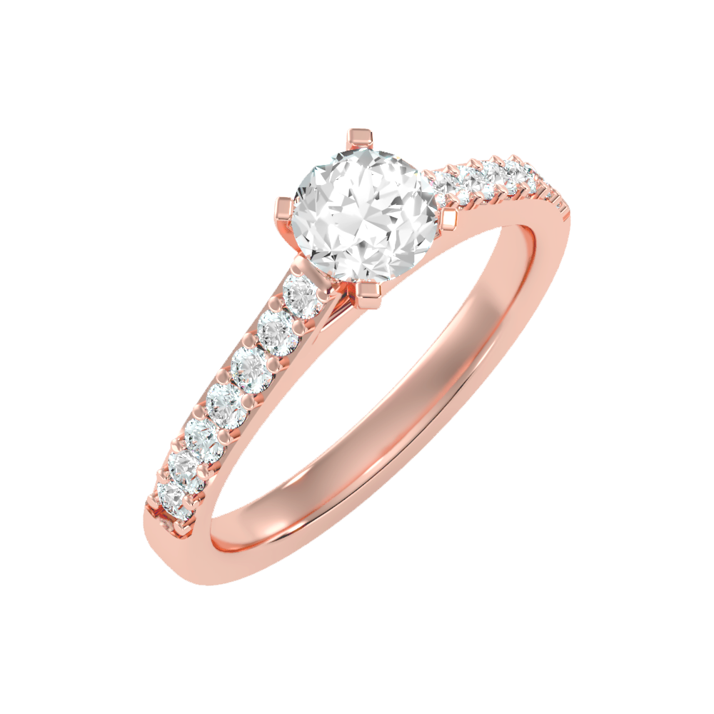 Impressive Solitaire Ring-Color_Rose-Gold