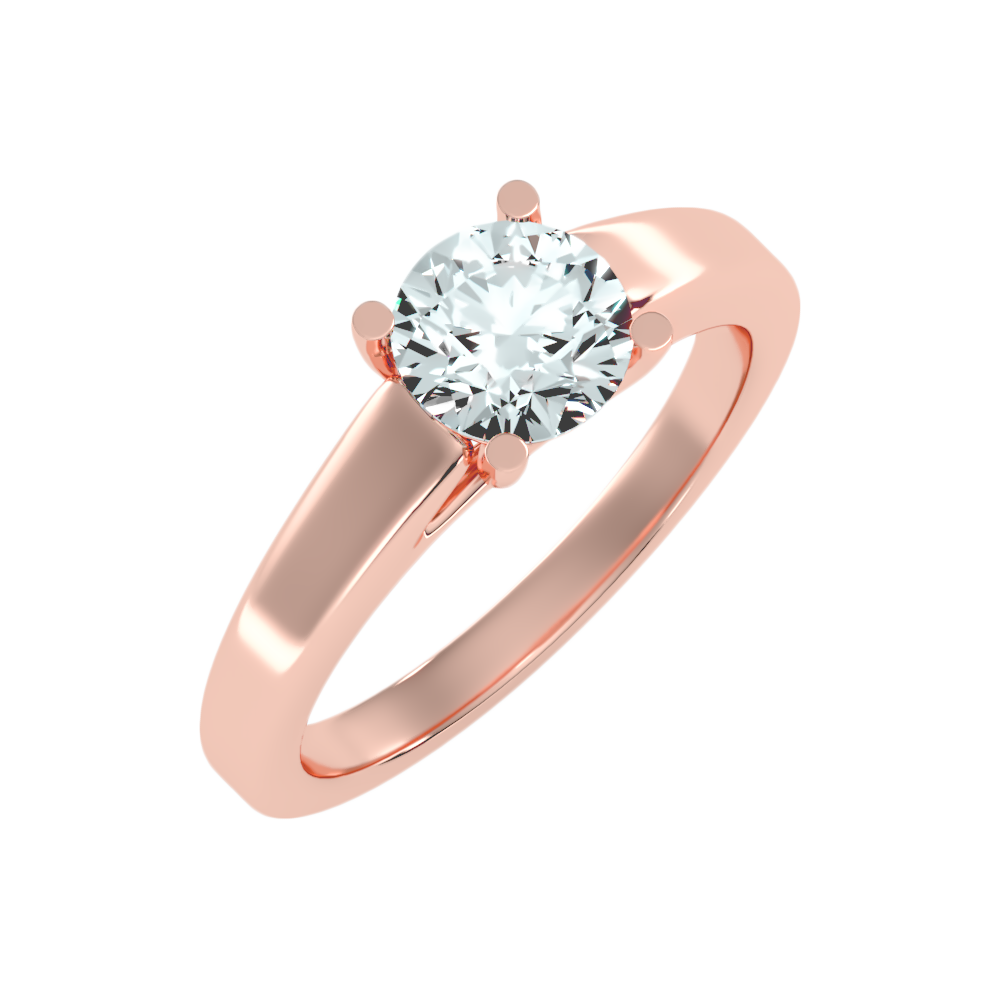 Love Solitaire Ring-Color_Rose-Gold