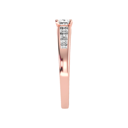 Burning Solitaire Ring
