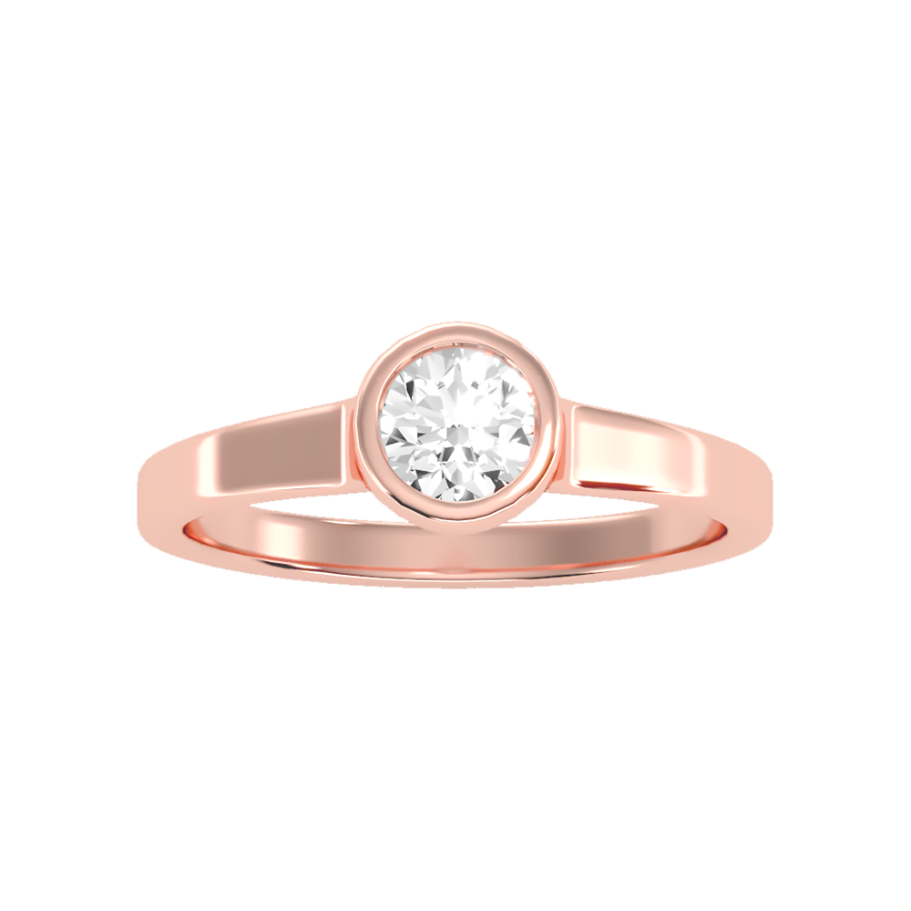 Beamy Solitaire Ring