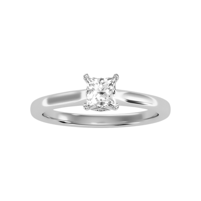 Luxuriant Princess Cut Solitaire Ring