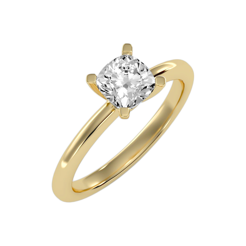 Foxy Solitaire Ring