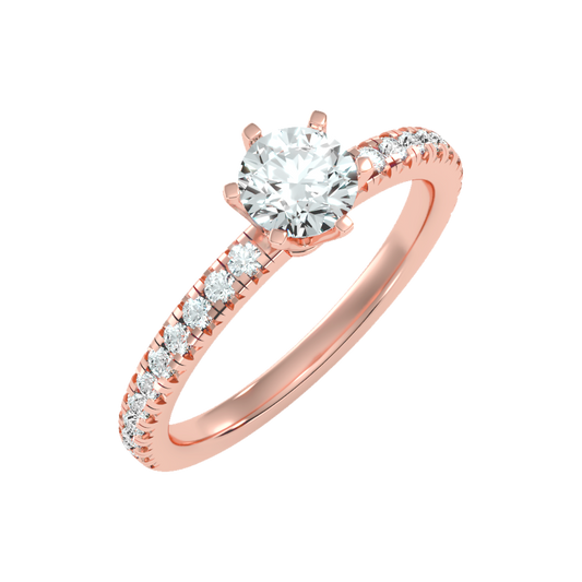 Breathtaking Solitaire Ring-Color_Rose-Gold