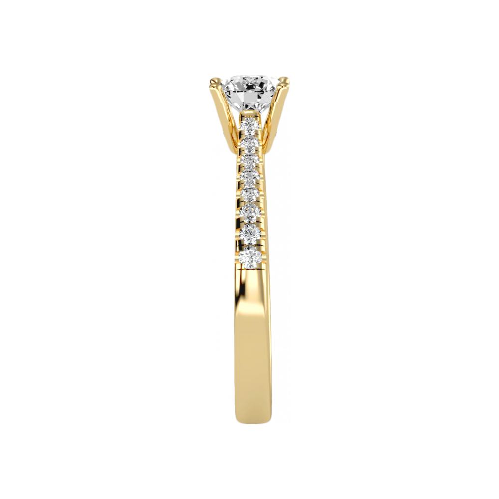 The Fortunate Solitaire Ring